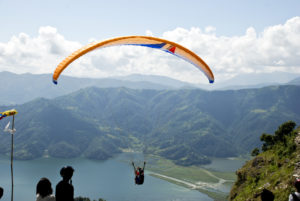 Paragliding in Nepal