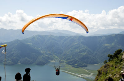 Paragliding in Nepal