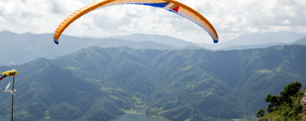 Paragliding in Nepal